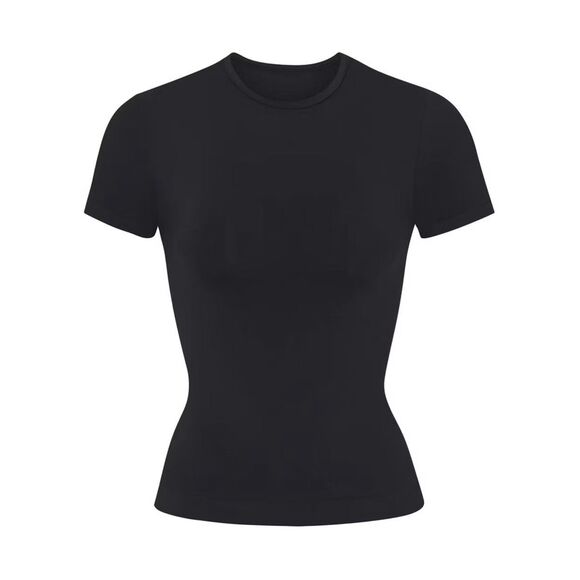 Skims Soft Smoothing Seamless T-Shirt Eclipse Size Medium - Picture 1 of 9